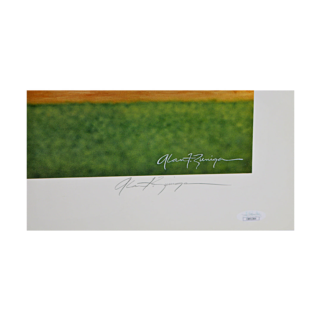 Darryl Strawberry & Doc Gooden New York Mets Dual Signed Autographed Met Legends 19x25 Lithograph LE #1847/1969 (JSA COA #CB91364)