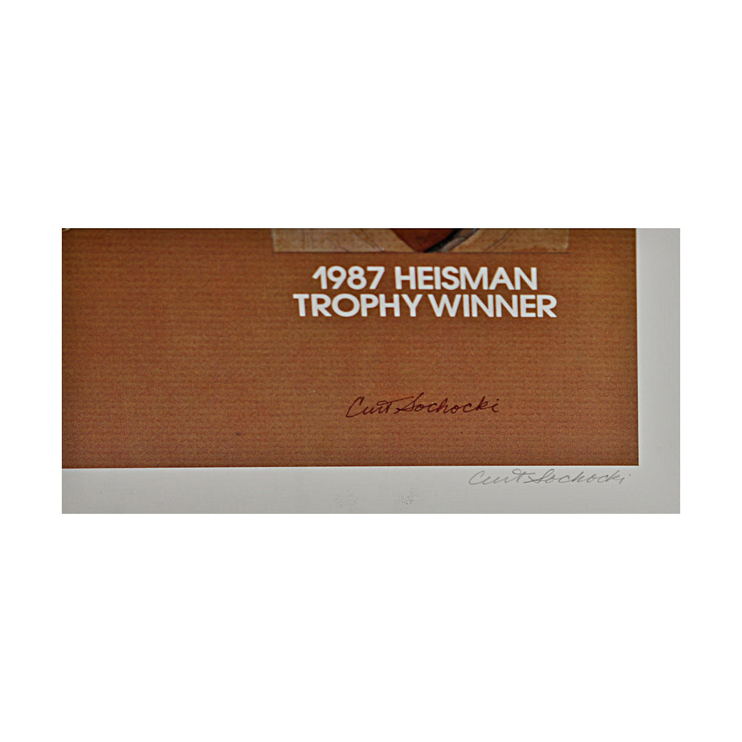 Tim Brown Notre Dame 11x14 1987 Heisman Trophy Winner