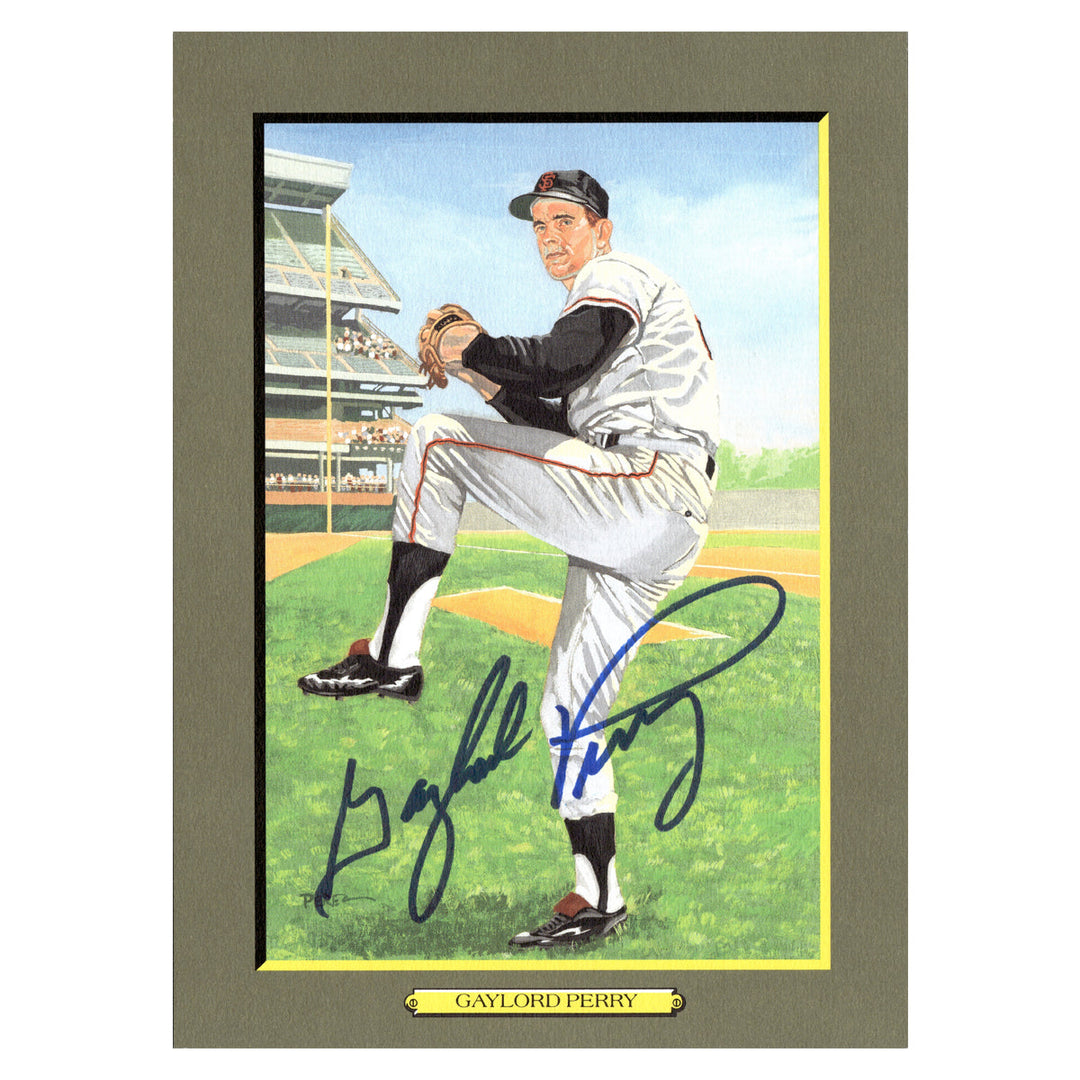 Gaylord Perry San Francisco Giants Autographed Signed Perez Steele 1990 Greatest Moments #1489/5000 (JSA COA #AX09955)