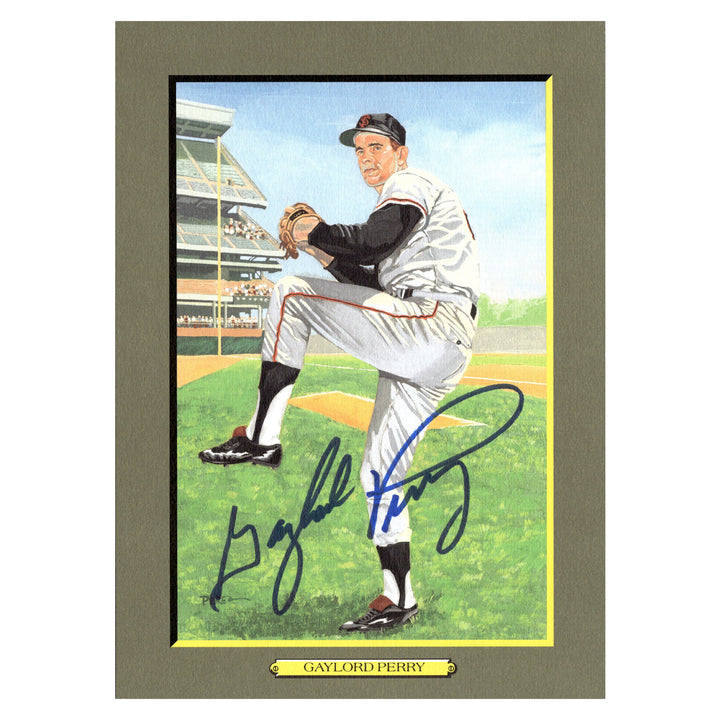 Gaylord Perry San Francisco Giants Autographed Signed Perez Steele 1990 Greatest Moments #1489/5000 (JSA COA #AX09955)