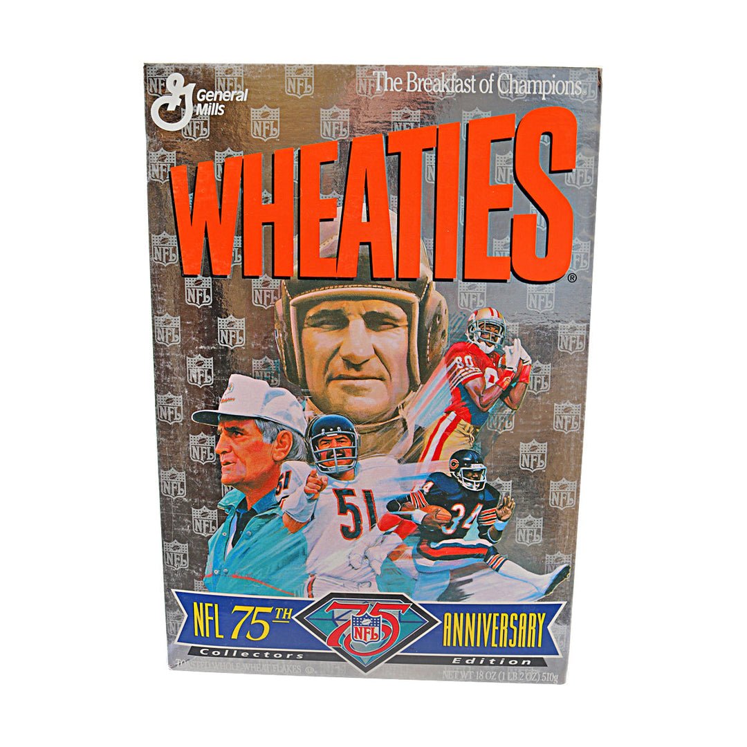 Wheaties NFL 75th Anniversary Cereal Box