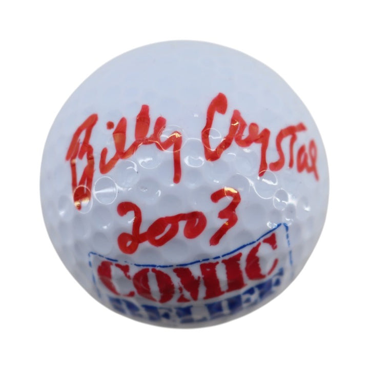 Billy Crystal Comic Relief Autographed Inscribed Golf Ball JSA COA 1