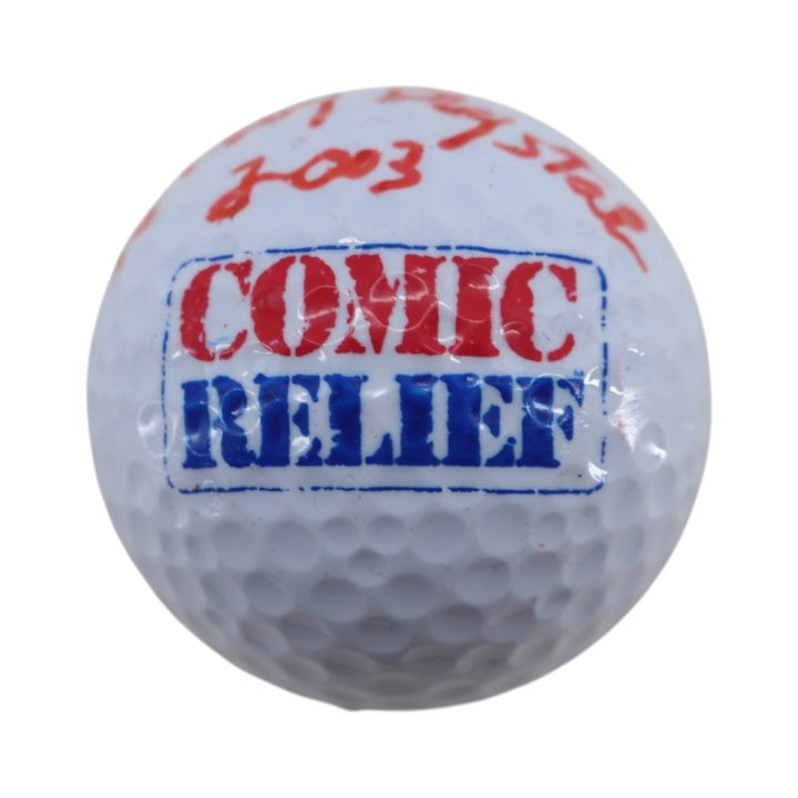 Billy Crystal Comic Relief Autographed Inscribed Golf Ball JSA COA 3