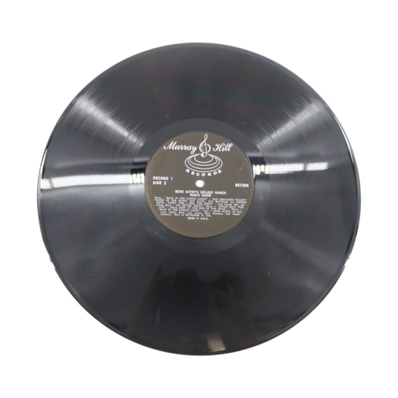 Gene Autry's Melody Ranch Radio Show Autographed Inscribed Vinyl Record Set JSA COA