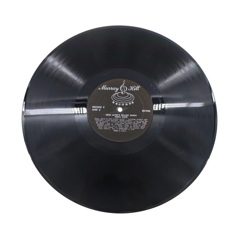 Gene Autry's Melody Ranch Radio Show Autographed Inscribed Vinyl Record Set JSA COA