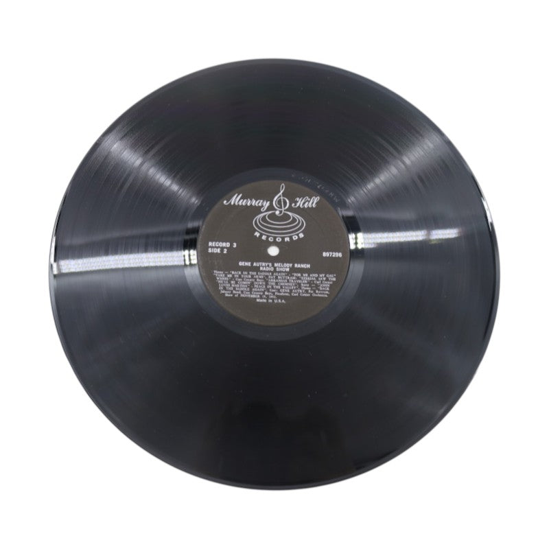 Gene Autry's Melody Ranch Radio Show Autographed Inscribed Vinyl Record Set JSA COA