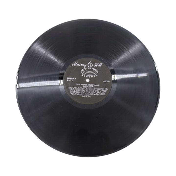 Gene Autry's Melody Ranch Radio Show Autographed Inscribed Vinyl Record Set JSA COA
