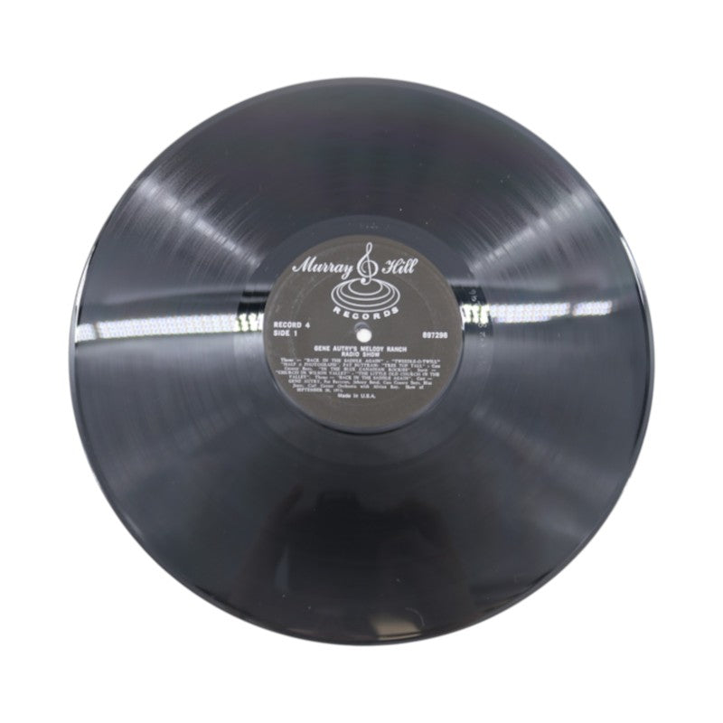 Gene Autry's Melody Ranch Radio Show Autographed Inscribed Vinyl Record Set JSA COA