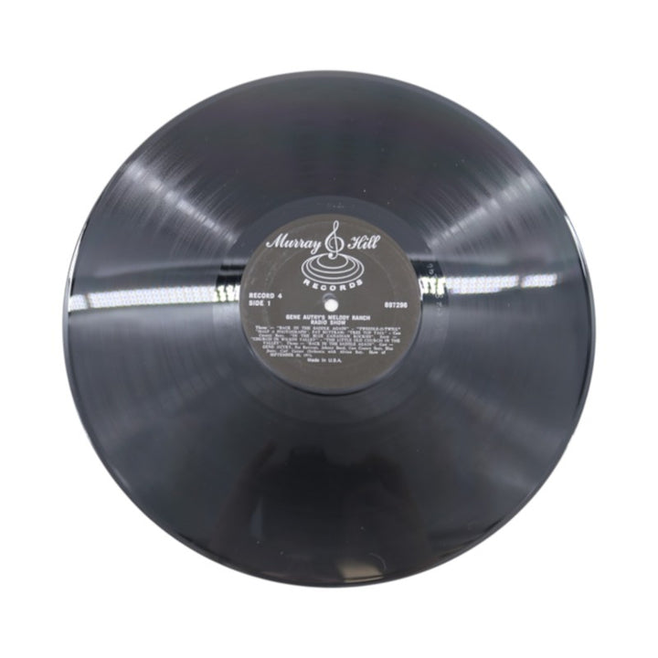 Gene Autry's Melody Ranch Radio Show Autographed Inscribed Vinyl Record Set JSA COA
