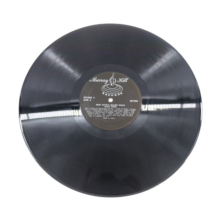 Gene Autry's Melody Ranch Radio Show Autographed Inscribed Vinyl Record Set JSA COA