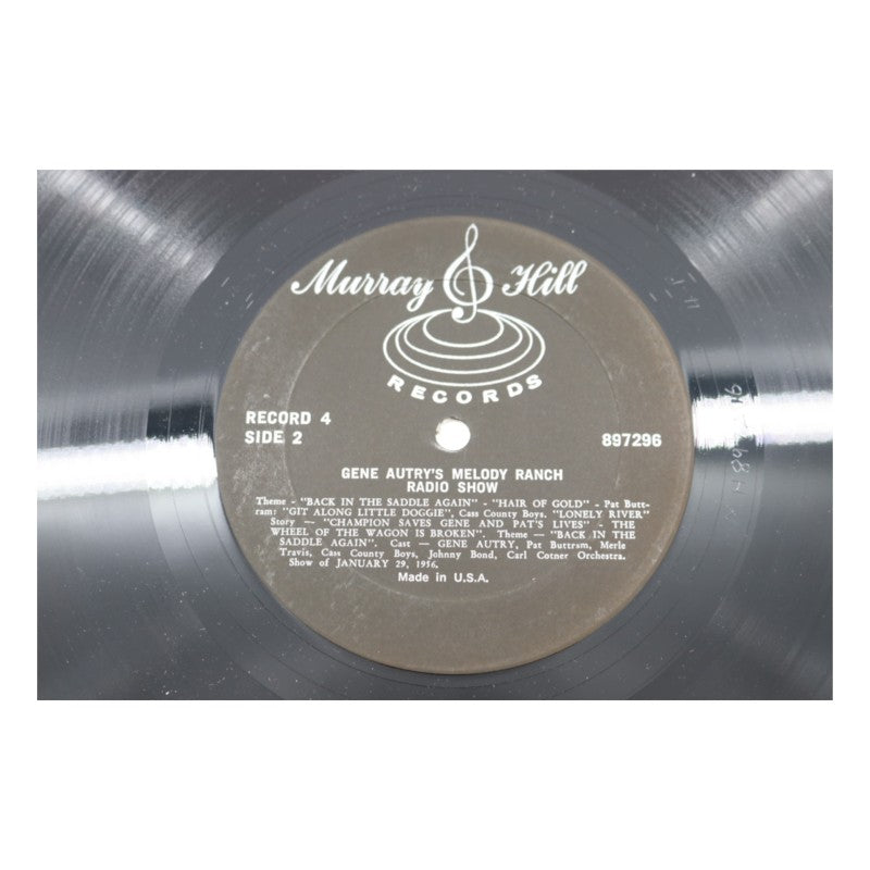 Gene Autry's Melody Ranch Radio Show Autographed Inscribed Vinyl Record Set JSA COA