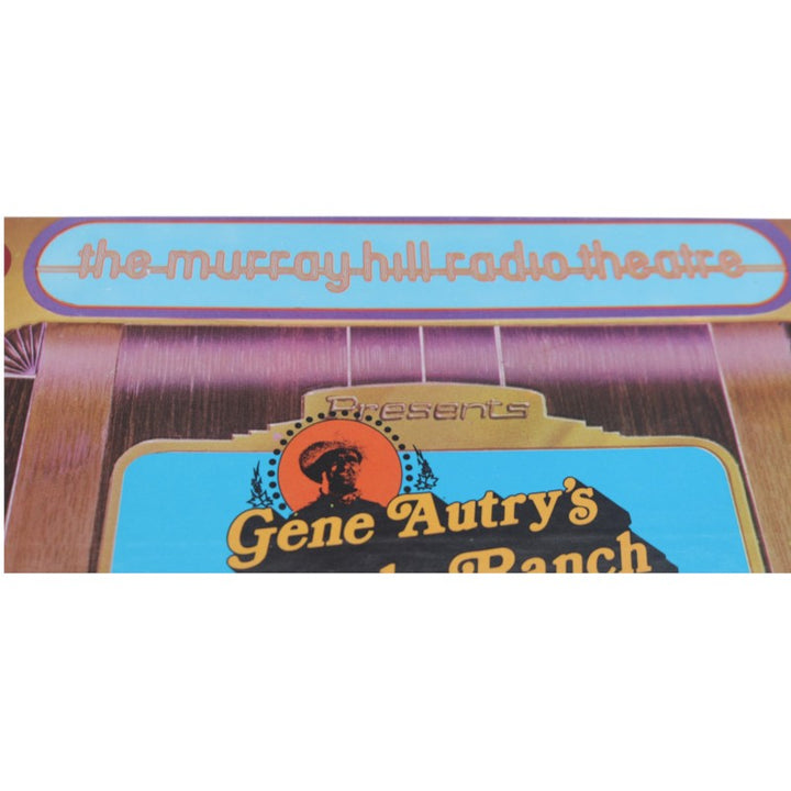 Gene Autry's Melody Ranch Radio Show Autographed Inscribed Vinyl Record Set JSA COA