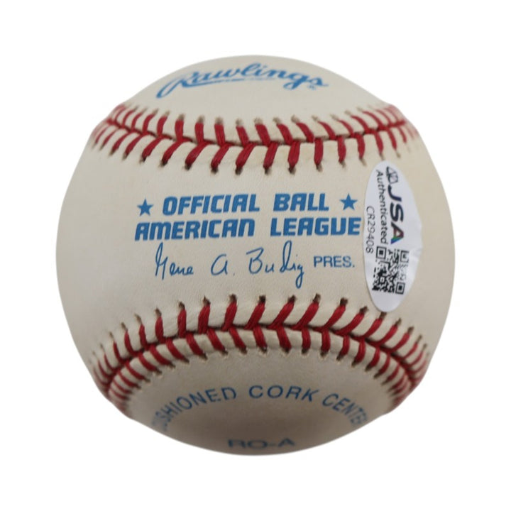 Al Kaline Detriot Tigers Autographed Inscribed OAL Baseball JSA COA