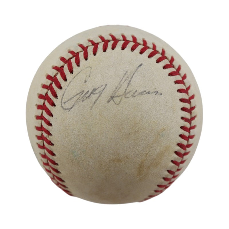 Pete Rose Greg Harris Cincinnati Reds Autographed ONL Baseball JSA COA