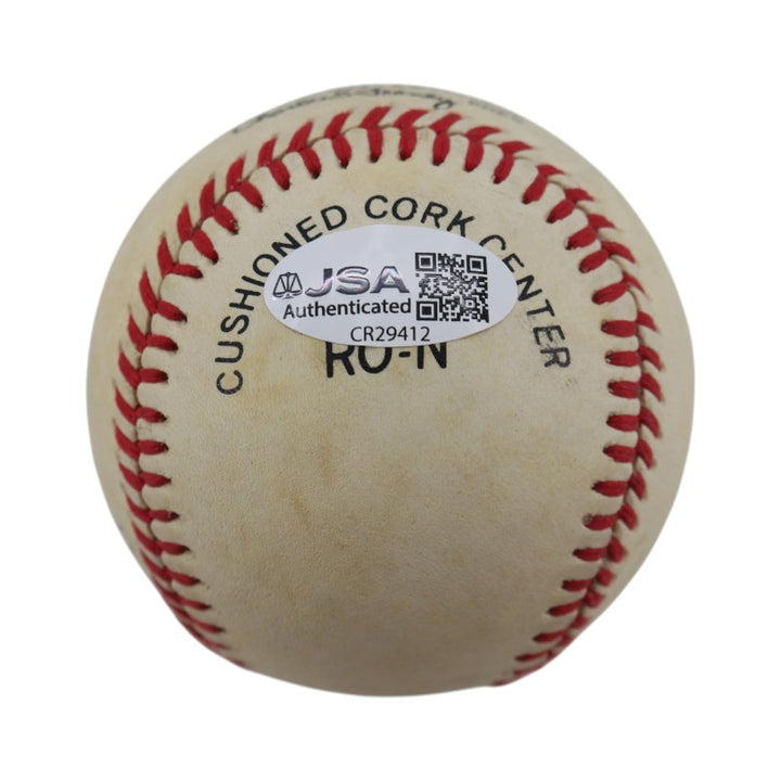 Pete Rose Greg Harris Cincinnati Reds Autographed ONL Baseball JSA COA