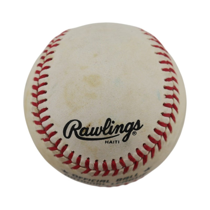 Pete Rose Greg Harris Cincinnati Reds Autographed ONL Baseball JSA COA