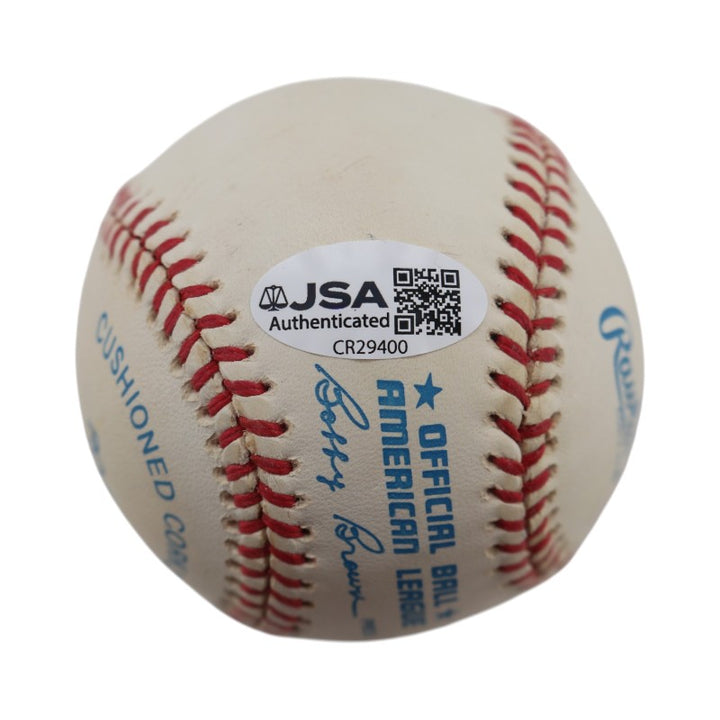 Don Mattingly New York Yankees Autographed OAL Baseball JSA COA