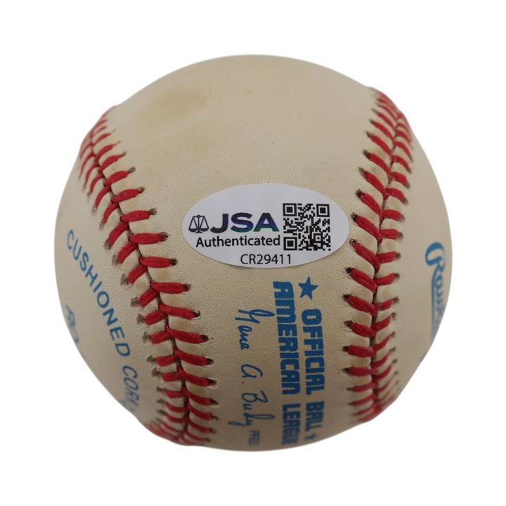 Yogi Berra New York Yankees Autographed OAL Baseball JSA COA
