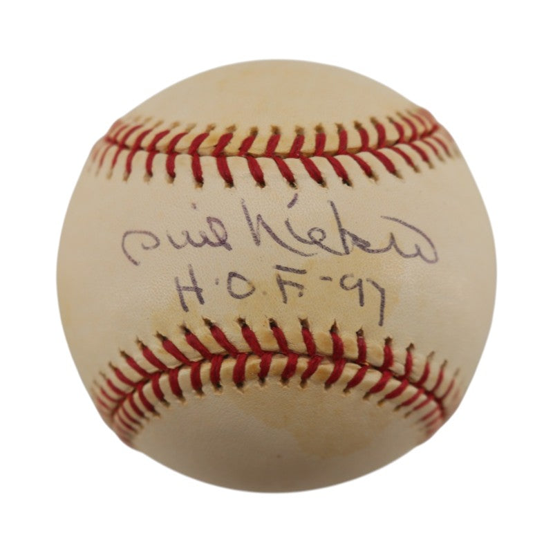 Phil Niekro Atlanta Braves Autographed Inscribed ONL Baseball JSA COA