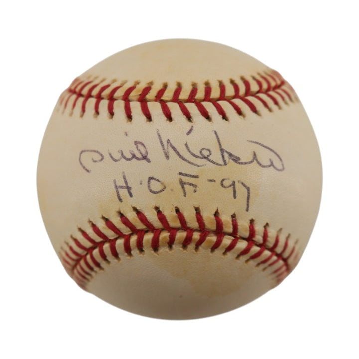Phil Niekro Atlanta Braves Autographed Inscribed ONL Baseball JSA COA
