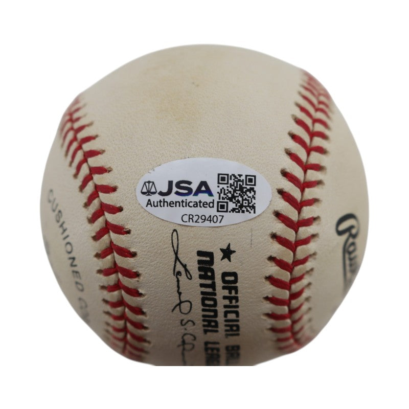 Bobby Thomson Ralph Branca New York Giants Dual Signed ONL Baseball JSA COA