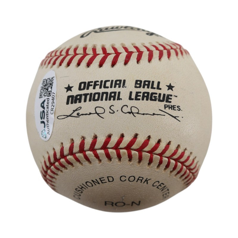 Bobby Thomson Ralph Branca New York Giants Dual Signed ONL Baseball JSA COA