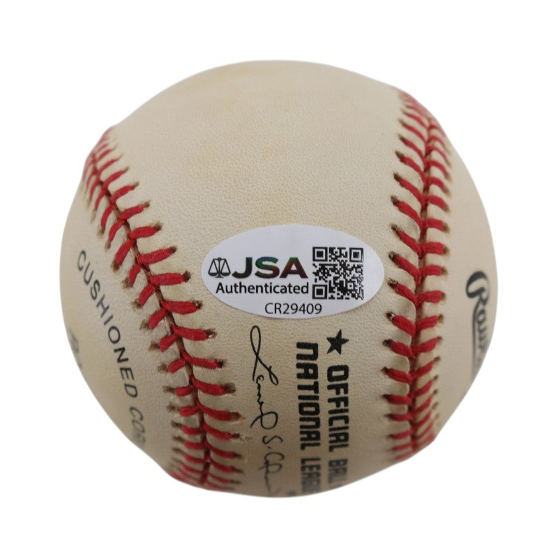Bobby Thomson Ralph Branca New York Giants Dual Signed ONL Baseball JSA COA (2