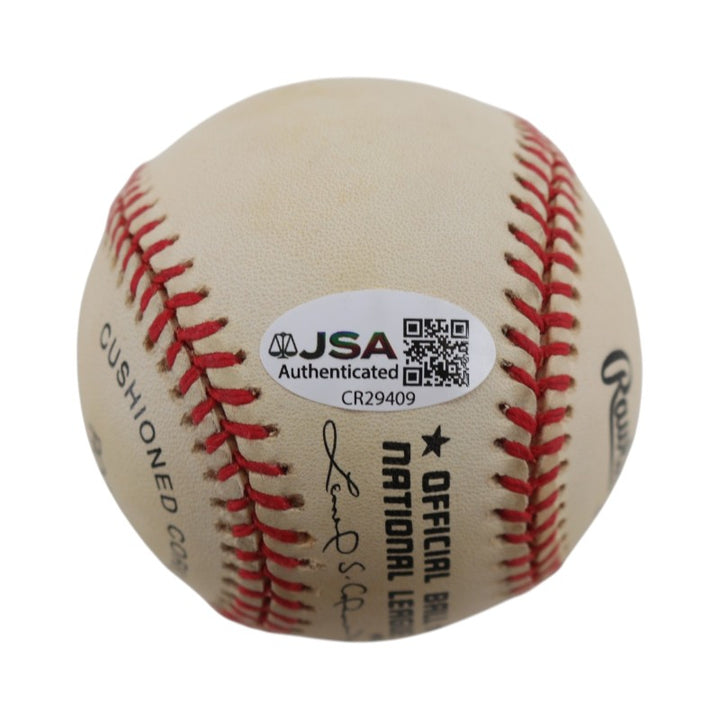 Bobby Thomson Ralph Branca New York Giants Dual Signed ONL Baseball JSA COA (2