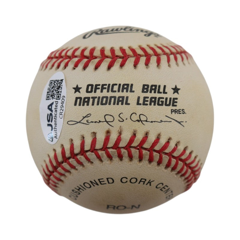 Bobby Thomson Ralph Branca New York Giants Dual Signed ONL Baseball JSA COA (2
