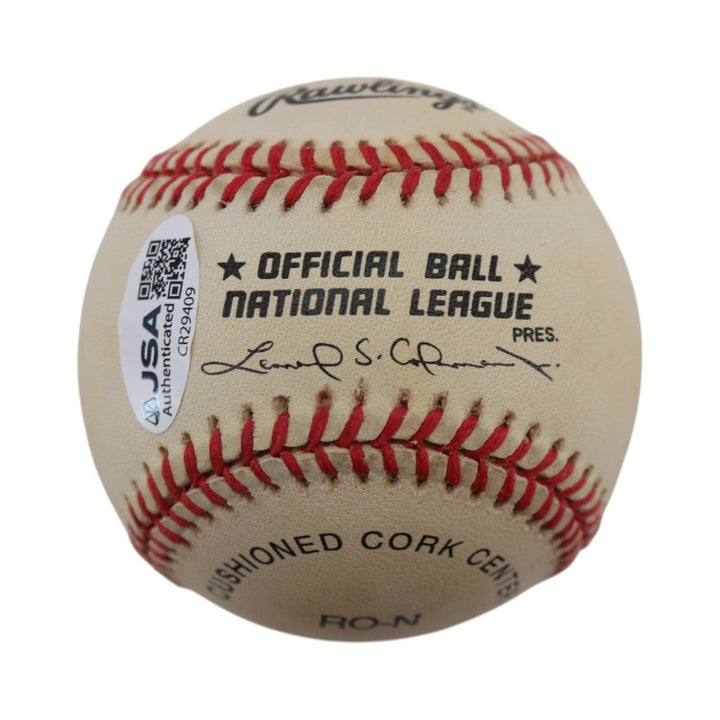 Bobby Thomson Ralph Branca New York Giants Dual Signed ONL Baseball JSA COA (2