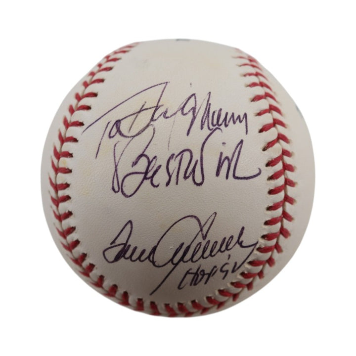 Tom Seaver New York Mets Personalized Rusty Staub Foundation OMLB Baseball JSA COA