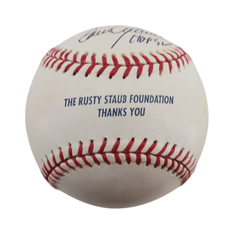 Tom Seaver New York Mets Personalized Rusty Staub Foundation OMLB Baseball JSA COA