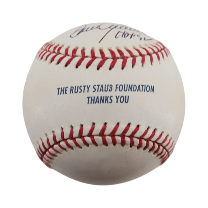 Tom Seaver New York Mets Personalized Rusty Staub Foundation OMLB Baseball JSA COA