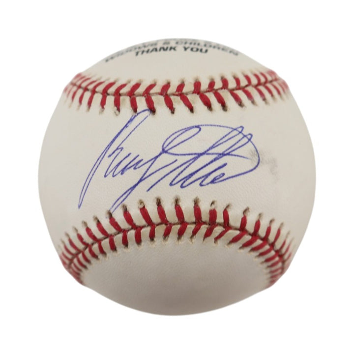 Rusty Staub New York Mets Autographed NY Police & Fire ONL Baseball JSA COA