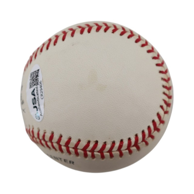 Rusty Staub New York Mets Autographed NY Police & Fire ONL Baseball JSA COA