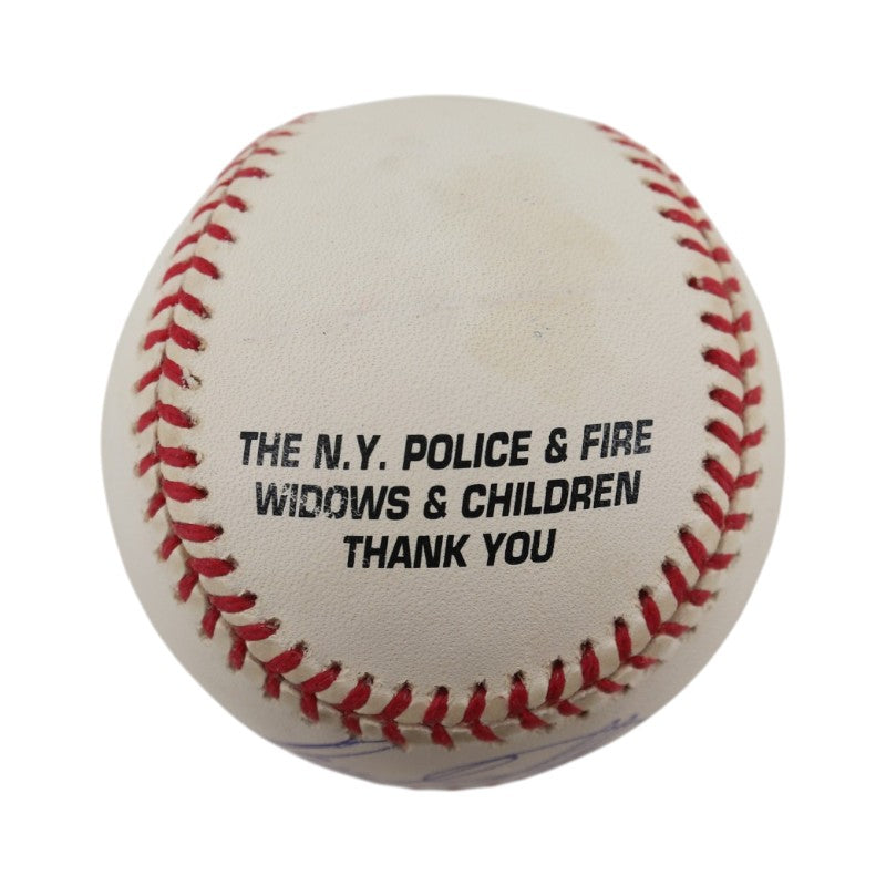 Rusty Staub New York Mets Autographed NY Police & Fire ONL Baseball JSA COA