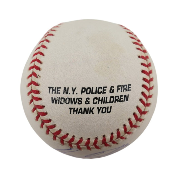 Rusty Staub New York Mets Autographed NY Police & Fire ONL Baseball JSA COA