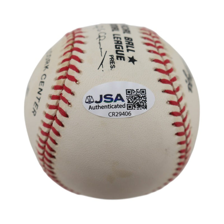 Rusty Staub New York Mets Autographed NY Police & Fire ONL Baseball JSA COA