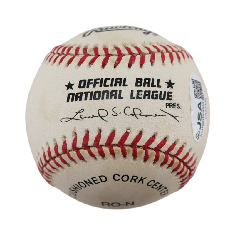 Rusty Staub New York Mets Autographed NY Police & Fire ONL Baseball JSA COA