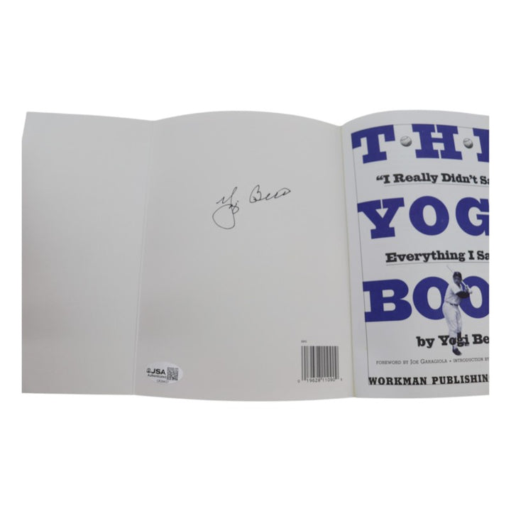 Yogi Berra New York Yankees Autographed The Yogi Book JSA COA
