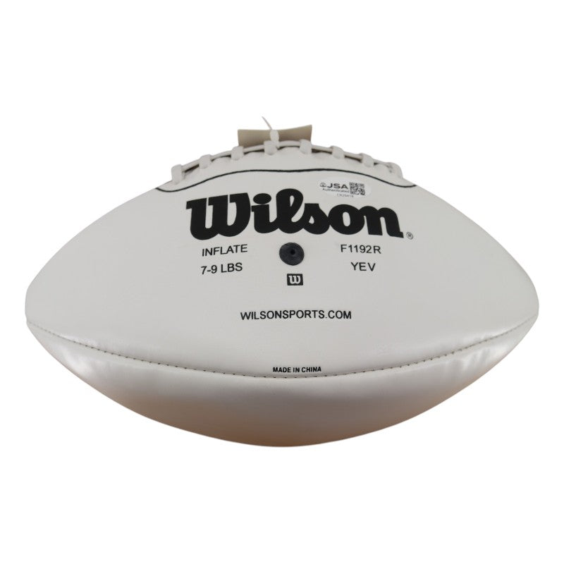 Paul Hornung Green Bay Packers Autographed Inscribed Wilson Autograph Football JSA COA