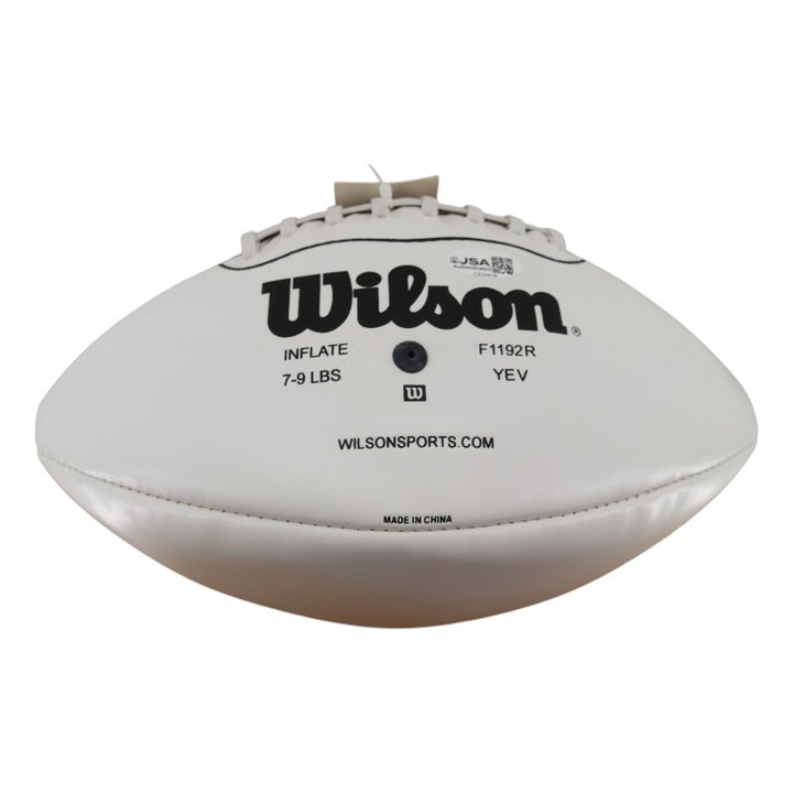 Paul Hornung Green Bay Packers Autographed Inscribed Wilson Autograph Football JSA COA