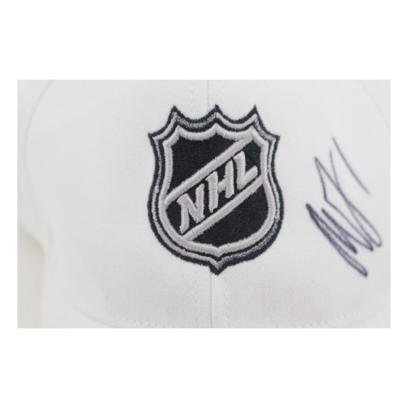 Roberto Luongo Vancover Canucks Autographed White NHL Velcro Hat JSA COA