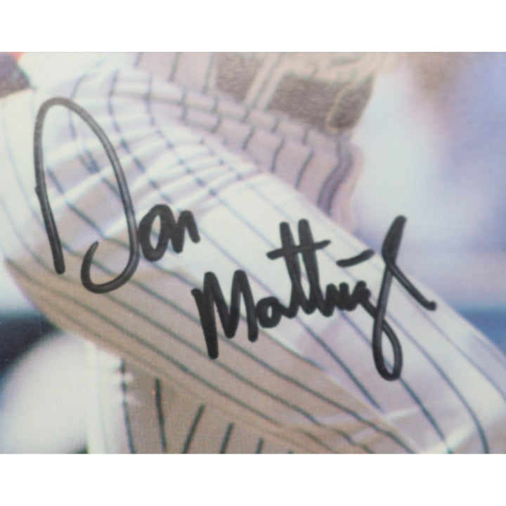 Don Mattingly Yankees Autographed MBIA Invitational August 31, 1989 Program JSA COA
