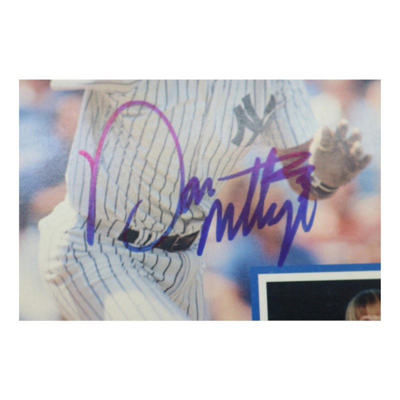 Don Mattingly Yankees Autographed MBIA Invitational September 14,1992 Program JSA COA
