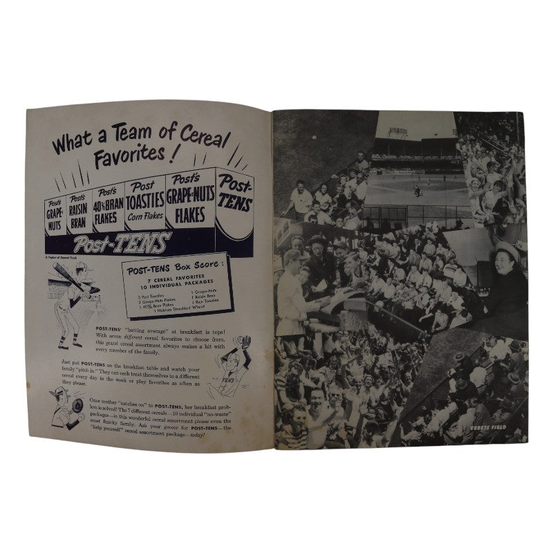 1949 Brooklyn Dodgers 9x11 Yearbook