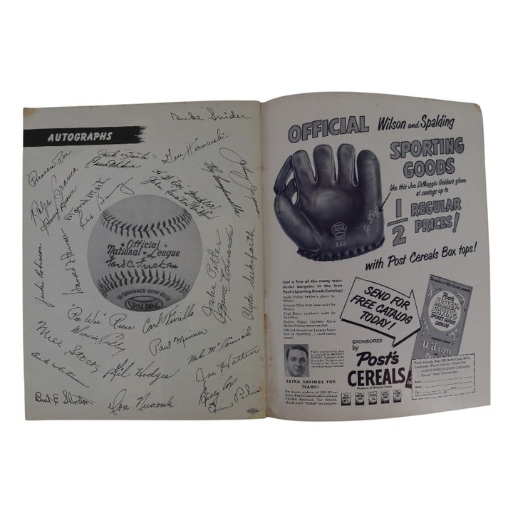 1949 Brooklyn Dodgers 9x11 Yearbook