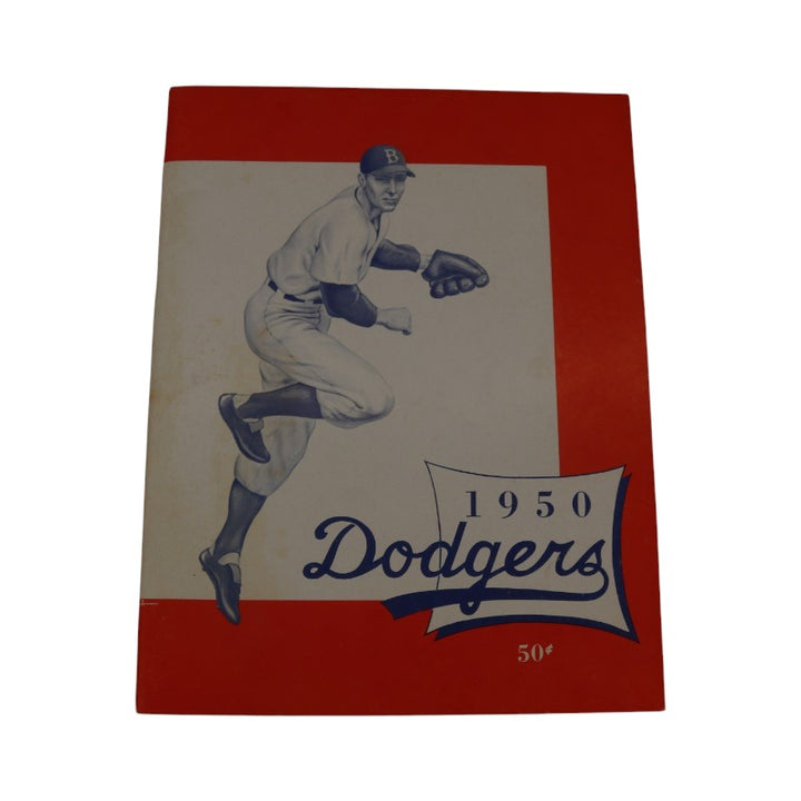 1950 Brooklyn Dodgers 9x11 Yearbook