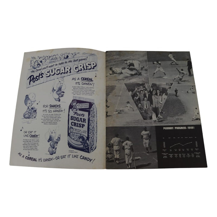 1950 Brooklyn Dodgers 9x11 Yearbook