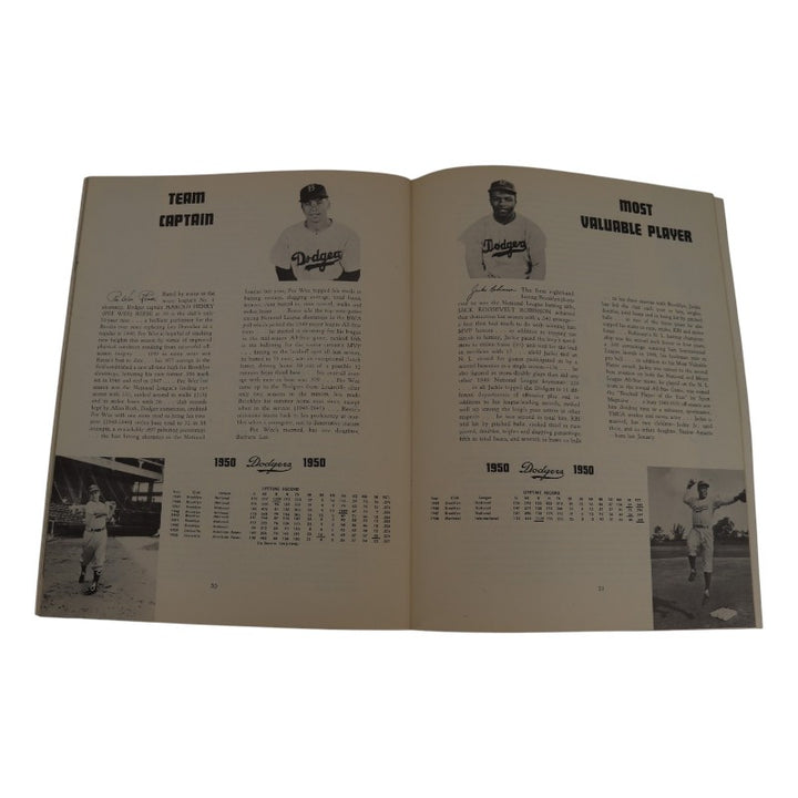 1950 Brooklyn Dodgers 9x11 Yearbook